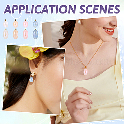 48 шт. Акриловые подвески с имитацией драгоценных камней в 8 стилях IFIN-TA0001-57