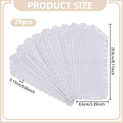 Закладки из хлопковой ткани аида для вышивки крестом&nbsp;AJEW-WH0314-795