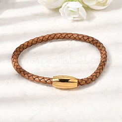 Verstellbare Armbänder aus Kunstkordel für Damen und Herren&nbsp;BJEW-F532-01G