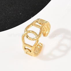 Кольца-манжеты из нержавеющей стали 304 для женщин&nbsp;LS-RJEW-H255-01G-01