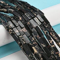 Синтетические окрашенные нити императорской яшмы G-D077-C01-03