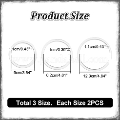 6 шт. 3 ручки для пластиковых пакетов FIND-WR0007-99