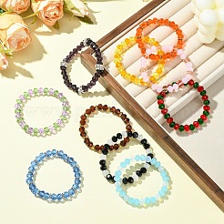 Rondelle стеклянные и сплавные стразы разделительные бусины наборы фурнитуры для изготовления ювелирных изделий DIY-YW0011-13