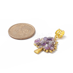 Европейские подвески из натуральных и синтетических смешанных драгоценных камней PALLOY-JF02008