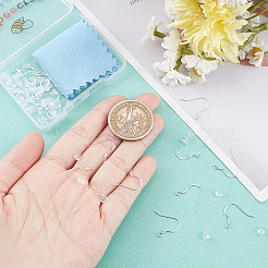 10 пара 925 крючка для сережек из стерлингового серебра STER-BBC0001-38