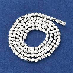 Гальванические нити из синтетических немагнитных гематитовых бусин&nbsp;G-U003-07