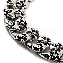 Bracelets en alliage rétro pour hommes et femmes&nbsp;BJEW-L684-002AS