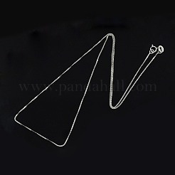 Ожерелья из серебра 925 пробы с родиевым покрытием STER-M034-38A