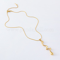 3 шт. минималистичные нерегулярные витые подвески из нержавеющей стали для женщин PL8939