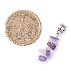 10 шт. 10 стиля смешанных европейских подвесок с бусинами из драгоценных камней PALLOY-JF03257