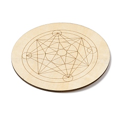 Griglia di legno della geometria sacra&nbsp;DJEW-F028-01H