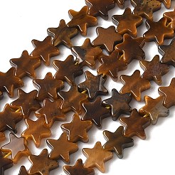 Природных тигровый глаз бисер нитей&nbsp;G-F817-A06-01