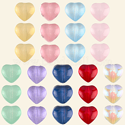 108шт 9 цвета наборы прозрачных стеклянных бусин GLAA-PA0001-06