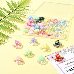 48 шт. 2 стиля акриловых бусин с УФ-покрытием SACR-FS0001-37