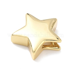 Латунные подвески-слайдеры в виде звезд&nbsp;KK-P349-18A-G