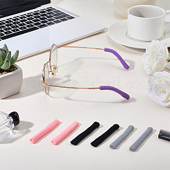 Embout auriculaire pour lunettes en polyester&nbsp;AJEW-CN0006-70B