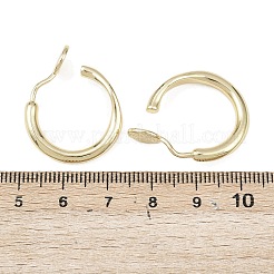 Латунные серьги с клипсами KK-F921-08B-G