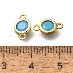 Подвески из латуни с кубическим цирконием KK-Q043-24G-04