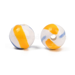 Perles en porcelaine manuelles&nbsp;PORC-P037-01F