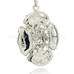 Сверкающие цветочные большие кулоны для ожерелья материалы TIBE-M001-64