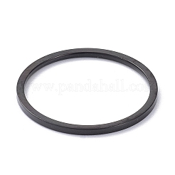 Anello da dito a cupola liscia lucida da 1 mm per ragazze donne&nbsp;LS-RJEW-C012-02C-EB