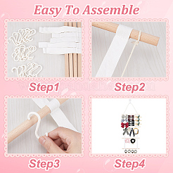 Fermaglio per capelli porta fiocco portaoggetti kit fai da te&nbsp;DIY-WH0319-89