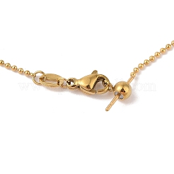 PVD вакуумное покрытие 304 нержавеющая сталь шариковые цепочки ожерелья STAS-M065-19G