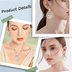 Деревянные большие подвески WOOD-WH0024-155A