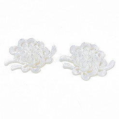 Cabochons de coquillage blanc naturel&nbsp;SSHEL-N027-124-02
