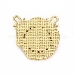 Латунные прозрачные соединители с кубическим цирконием KK-T004-103-NF