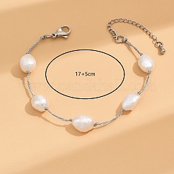 Пластиковые бусины с имитацией жемчуга для женщин&nbsp;PQ4563