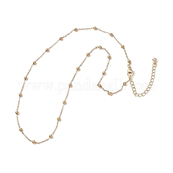 Ожерелья из шариковой цепи из нержавеющей стали 304&nbsp;NJEW-JN05166-01