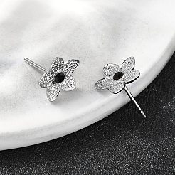Boucles d'oreilles à tige en acier inoxydable 304&nbsp;EJEW-F361-17P