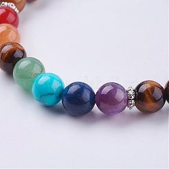 Bracciali elastico gemstone&nbsp;BJEW-F262-B08