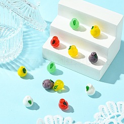 12шт 6 цвета бусины лэмпворк ручной работы&nbsp;LAMP-CJ0002-13