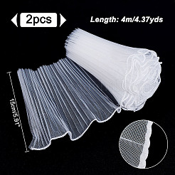 Полиэфирная сетка для обертывания цветочных букетов SRIB-WH0011-214A