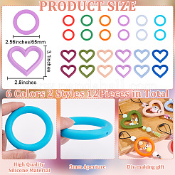 Набор для самостоятельного изготовления подвески из пищевого силикона с бусинами DIY-GO0001-96