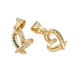 Латунные микро проложить кубического циркония подвески&nbsp;KK-C132-17G