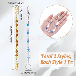 2шт брелок из стекла KEYC-NB00028