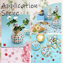 Мозаичная плитка из фарфора кабошоны DIY-YWC0009-01A