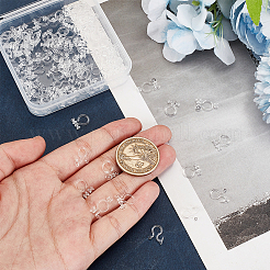 100 шт. 5 стиля пластиковых клипс для сережек KY-AR0001-30