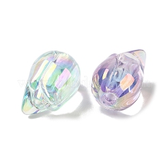 Уф-покрытие прозрачные акриловые бусины OACR-H123-17