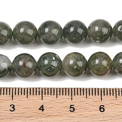 Verdes naturales abalorios de cuarzo rutilado hebras&nbsp;GG-CBAC4F6-B01-8mm-A