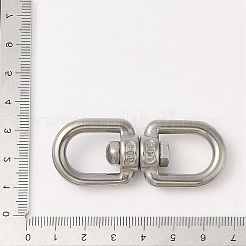 変色しない304ステンレススチール8形状回転留め具  ステンレス鋼色  59x23.5x12.5mm&nbsp;STAS-S127-03P-03