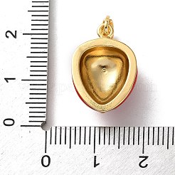 Латунь эмаль подвески&nbsp;KK-P320-07A-G