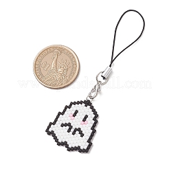 Подвески из стеклянного бисера ручной работы украшения HJEW-MZ00295