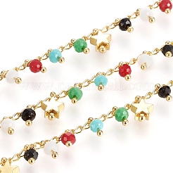 Латунные цепочки ручной работы&nbsp;CHC-G011-02G-02