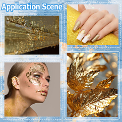 200 шт. 2 вида золотой фольги&nbsp;DIY-GF0011-19