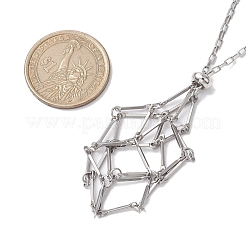 Не тускнеющий мешочек из нержавеющей стали для изготовления ожерелий&nbsp;NJEW-JN04826-03