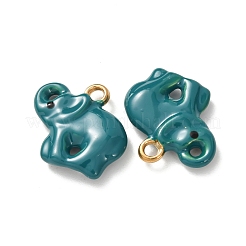 304 Edelstahl-Emaille-Anhänger&nbsp;STAS-Z193-12G-02B